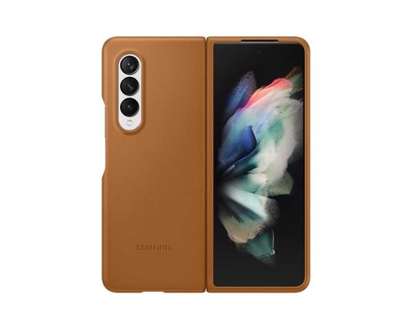 Coque Samsung Galaxy Z Fold 3 en Cuir