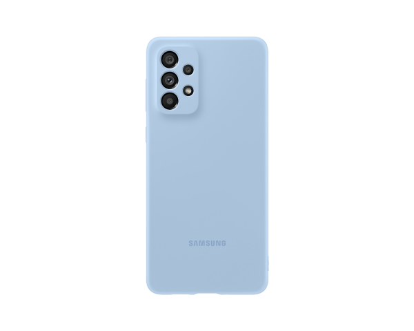 Coque Samsung Galaxy A73 en Silicone Bleu