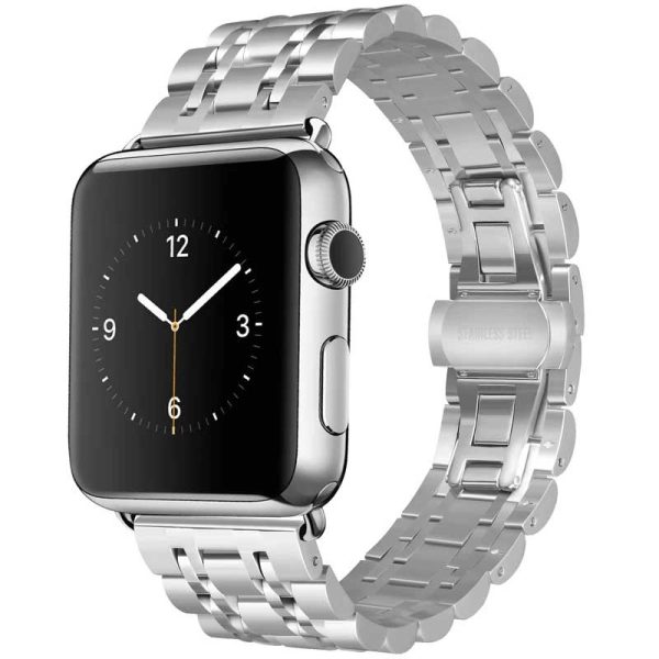 Bracelet Apple Watch acier inoxydable Argent