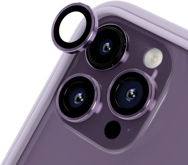 Lentilles de protection pour caméra arrière iPhone 14 Pro / 14 Pro Max Violet