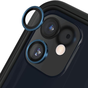 Lentilles de protection pour caméra arrière iPhone 11 / 12 mini / 12 Bleu