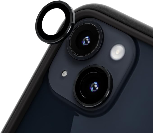 Lentilles de protection pour caméra arrière iPhone 14 / 14 Plus Noir