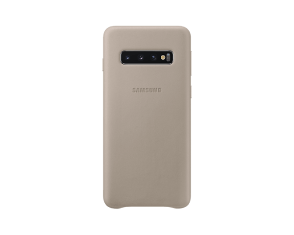 Coque en cuir pour Samsung Galaxy S10