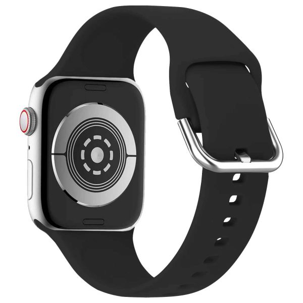 Bracelet Apple Watch silicone Noir