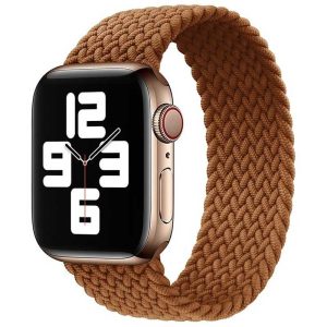 Bracelet Apple Watch Nylon tissé Marron dakar