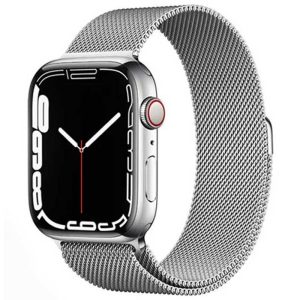 Bracelet Apple Watch Boucle milanaise Argent dakar