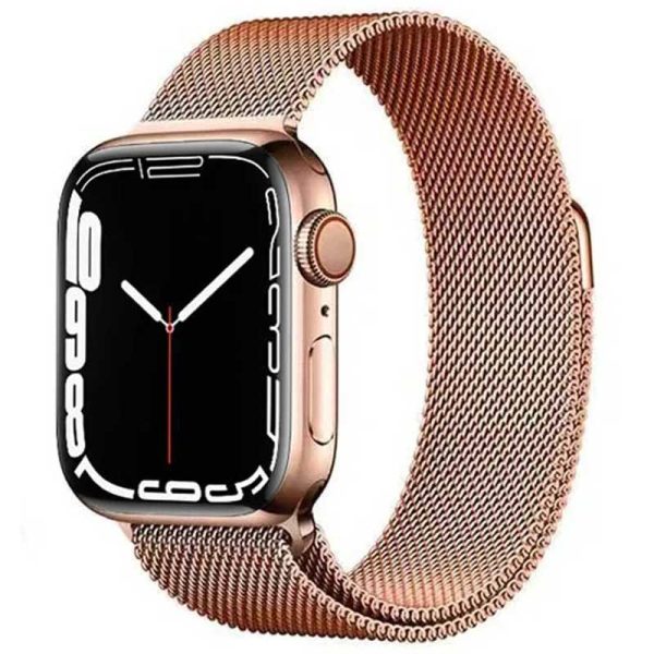 Bracelet Apple Watch Boucle milanaise Rose gold dakar