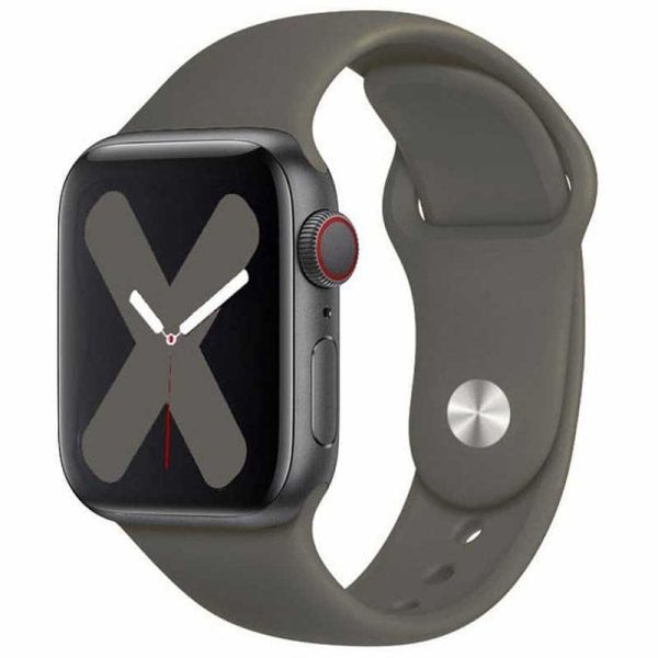 Bracelet Apple Watch Silicone Sport Marron foncé dakar