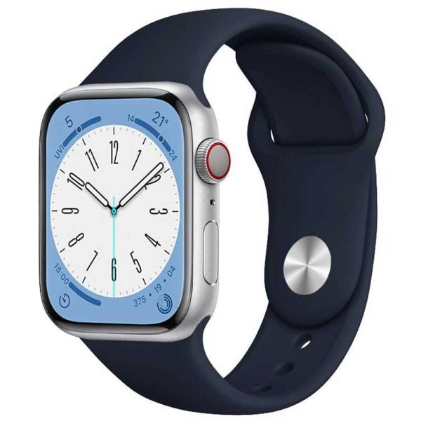 Bracelet Apple Watch Silicone Sport Bleu nuit dakar