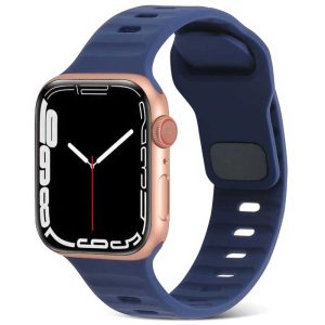 Bracelet Apple Watch Sport silicone Bleu nuit dakar