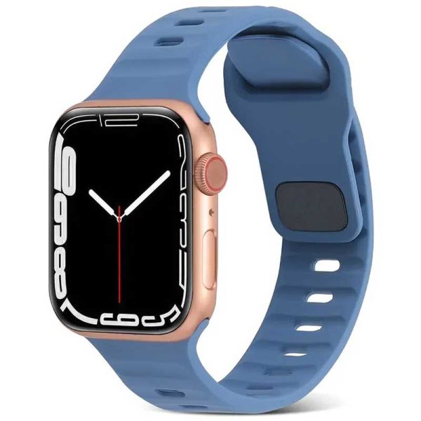 Bracelet Apple Watch Sport silicone Bleu ciel dakar