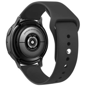 Bracelet de montre en silicone 20 | 22mm Noir dakar