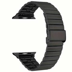 Bracelet Apple Watch Acier Noir dakar