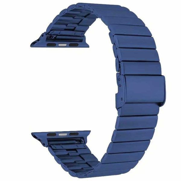 Bracelet Apple Watch Acier Bleu dakar