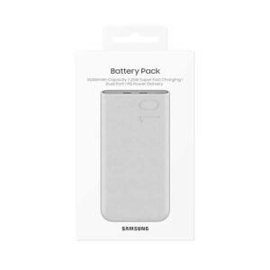 Power Bank Samsung 10'000 mAh, 25 W PD, deux ports de type C