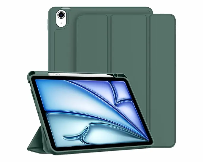 Coque iPad Air 11" M3 2025/M2 2024 5/4ème Génération Vert